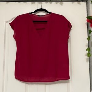 Maroon Blouse